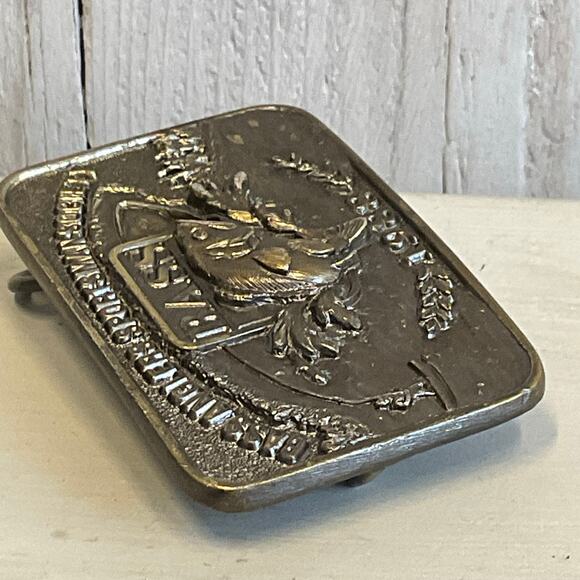 1988 BASS Bassmaster Belt Buckle Bass Anglers Sportsman Society Fishing - Picture 9 of 9